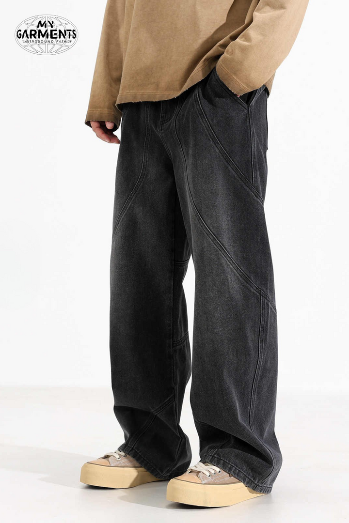 'Fragment' Baggy Jeans