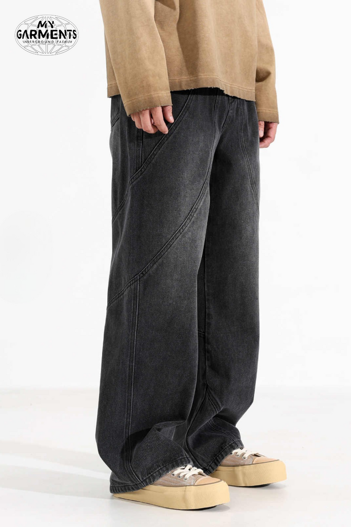 'Fragment' Baggy Jeans