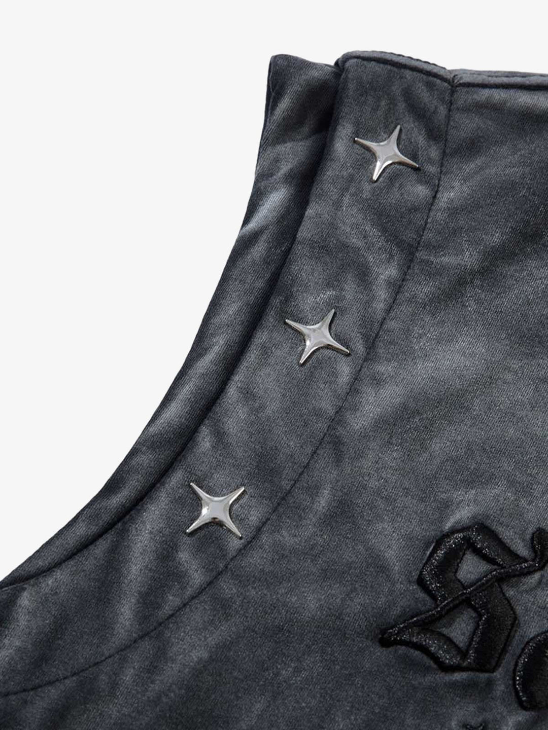 Gradient Embroidered Stars Tank Top