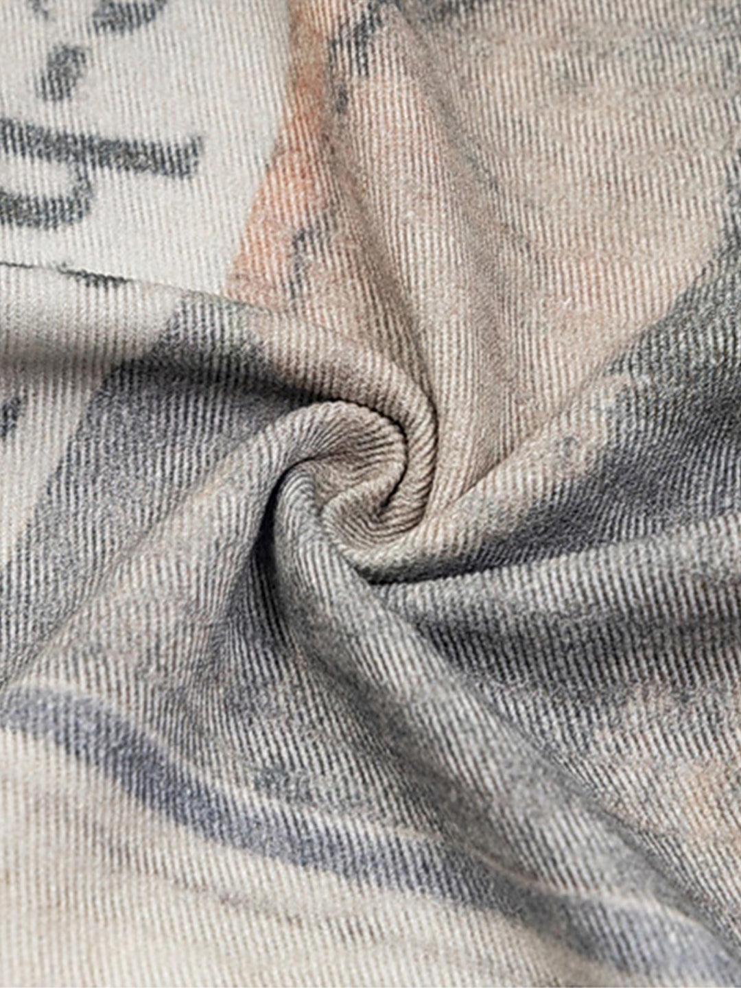 Graffiti Newspaper Baggy Jeans - 2404