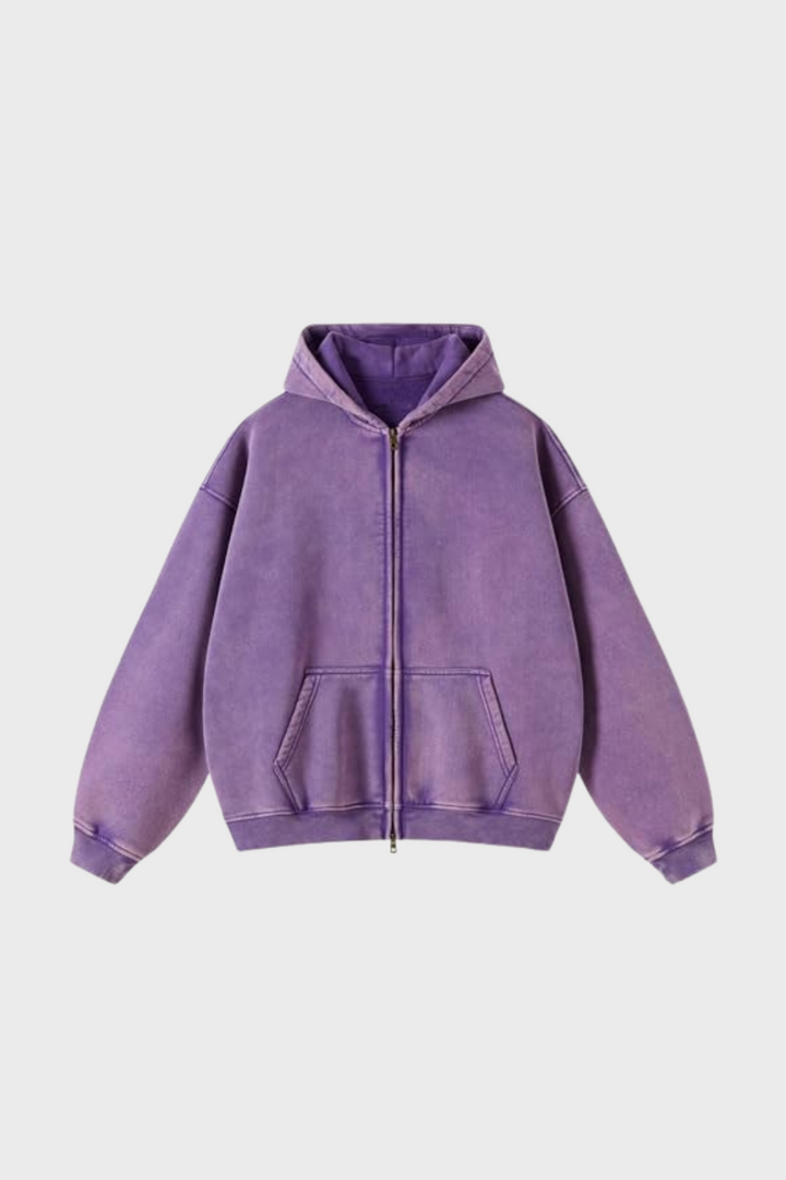 Graphic Heavyweight Zipped Hoodie