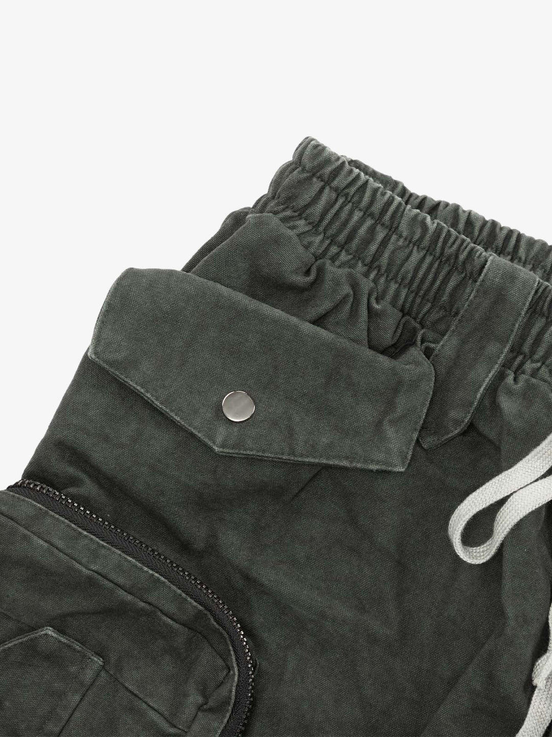 Heavy Tie Dye Multi Pockets Washed Shorts - 2088