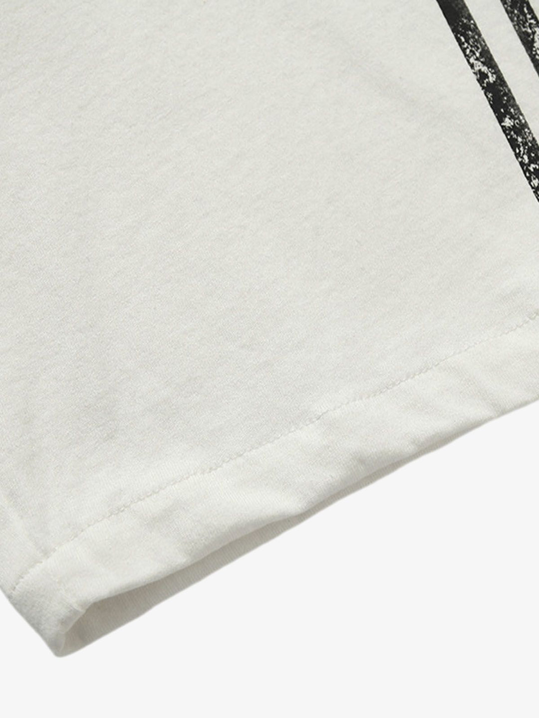 Heavy Washed Street Metal Collar T-shirt