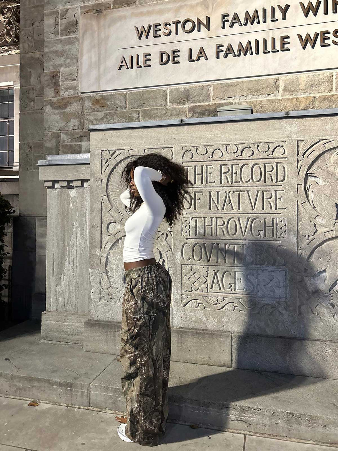 High Street Camouflage Casual Pants