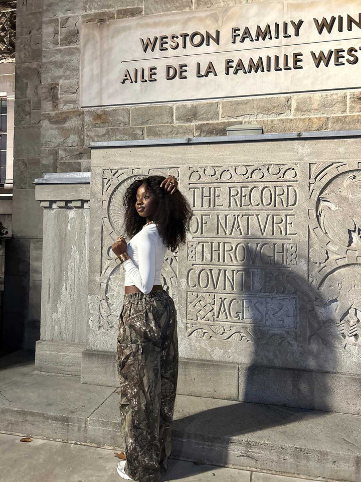 High Street Camouflage Casual Pants