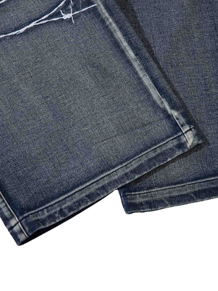 High Street Embroidery Hip-Hop Jeans - 2122