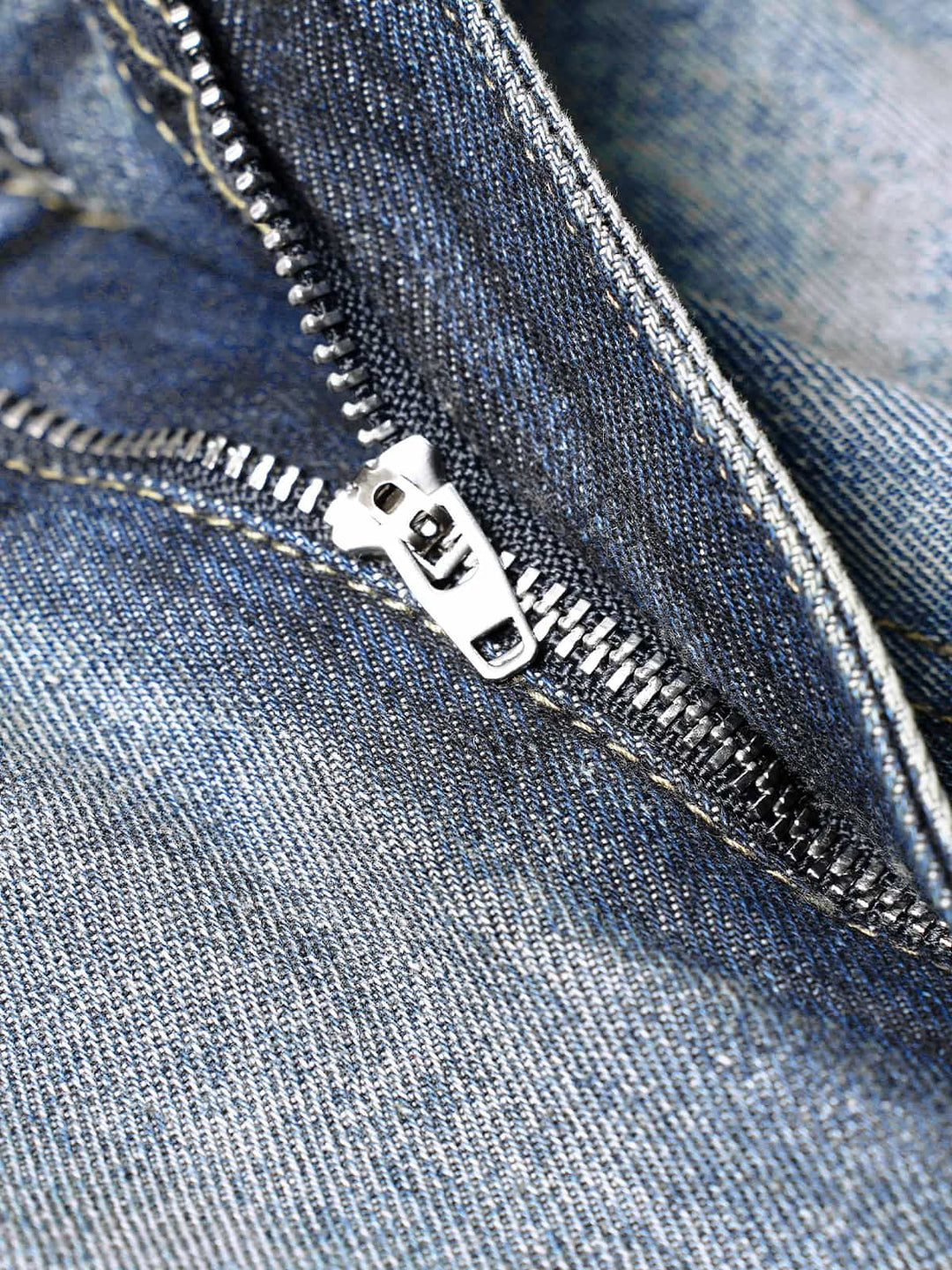 High Street Washed Distressed Denim Shorts - 2100