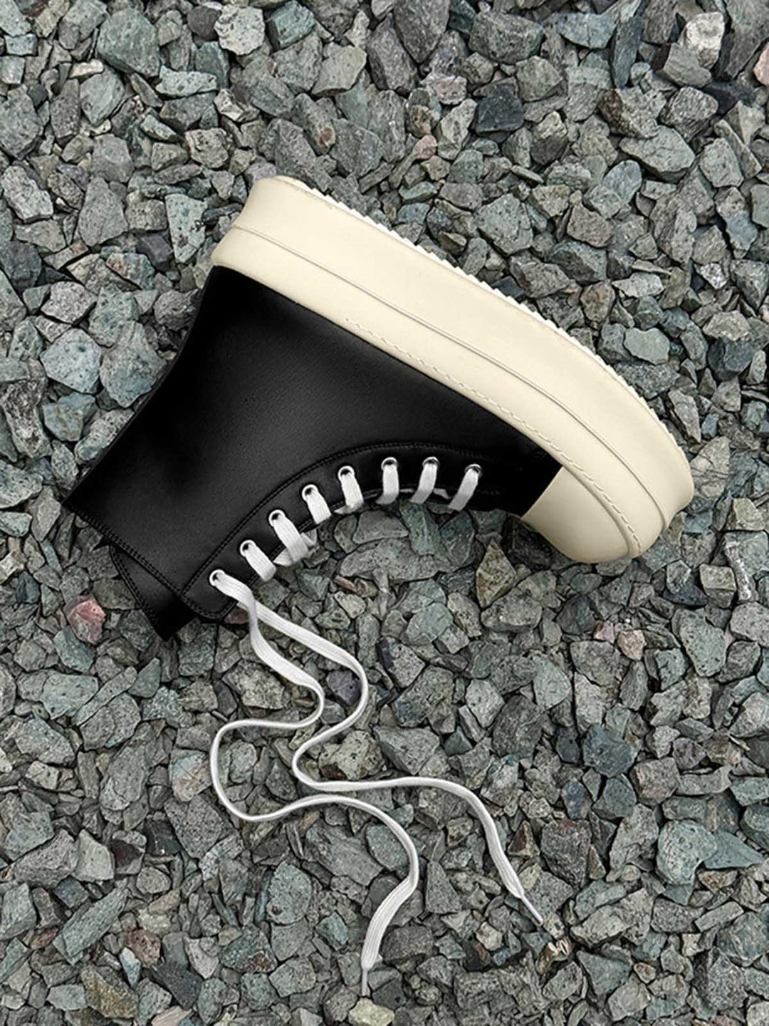 High-top Side Zipper Platform Sneakers - 2273