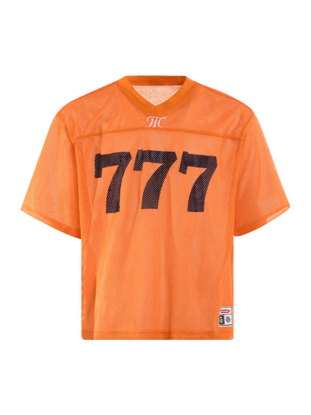 Jersey Letter Print Quick Dry V-neck T-shirt - 2389