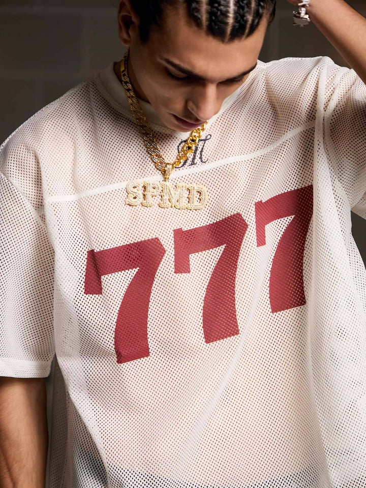 Jersey Letter Print Quick Dry V-neck T-shirt - 2389