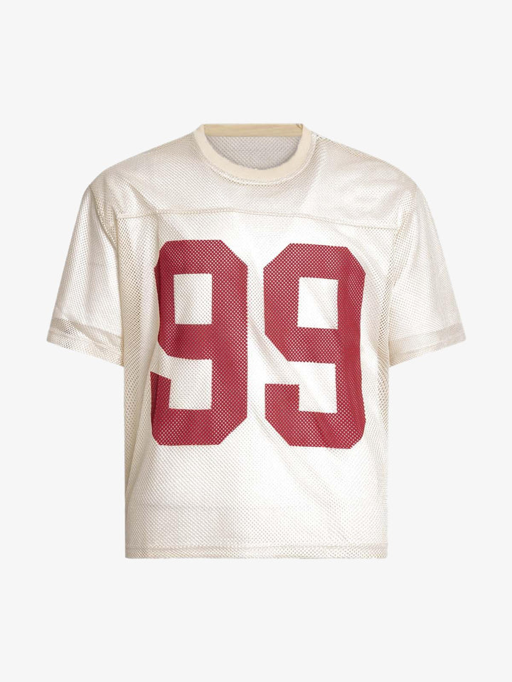 Jersey Mesh Short-Sleeve T-shirt