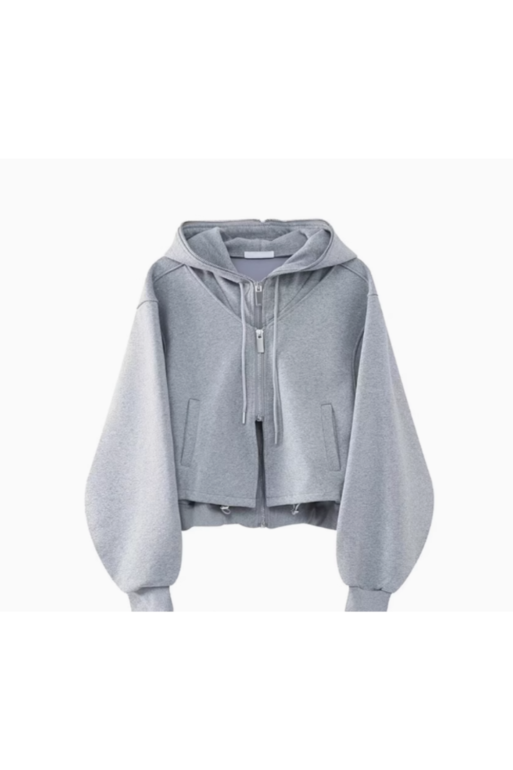 'Kai' Korean Shoulder Pad Hooded Jacket
