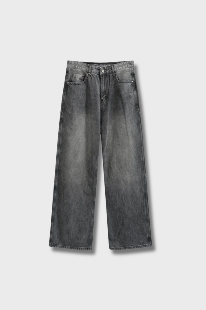 MyGarments - Baggy Denim Jeans - Black/Grey