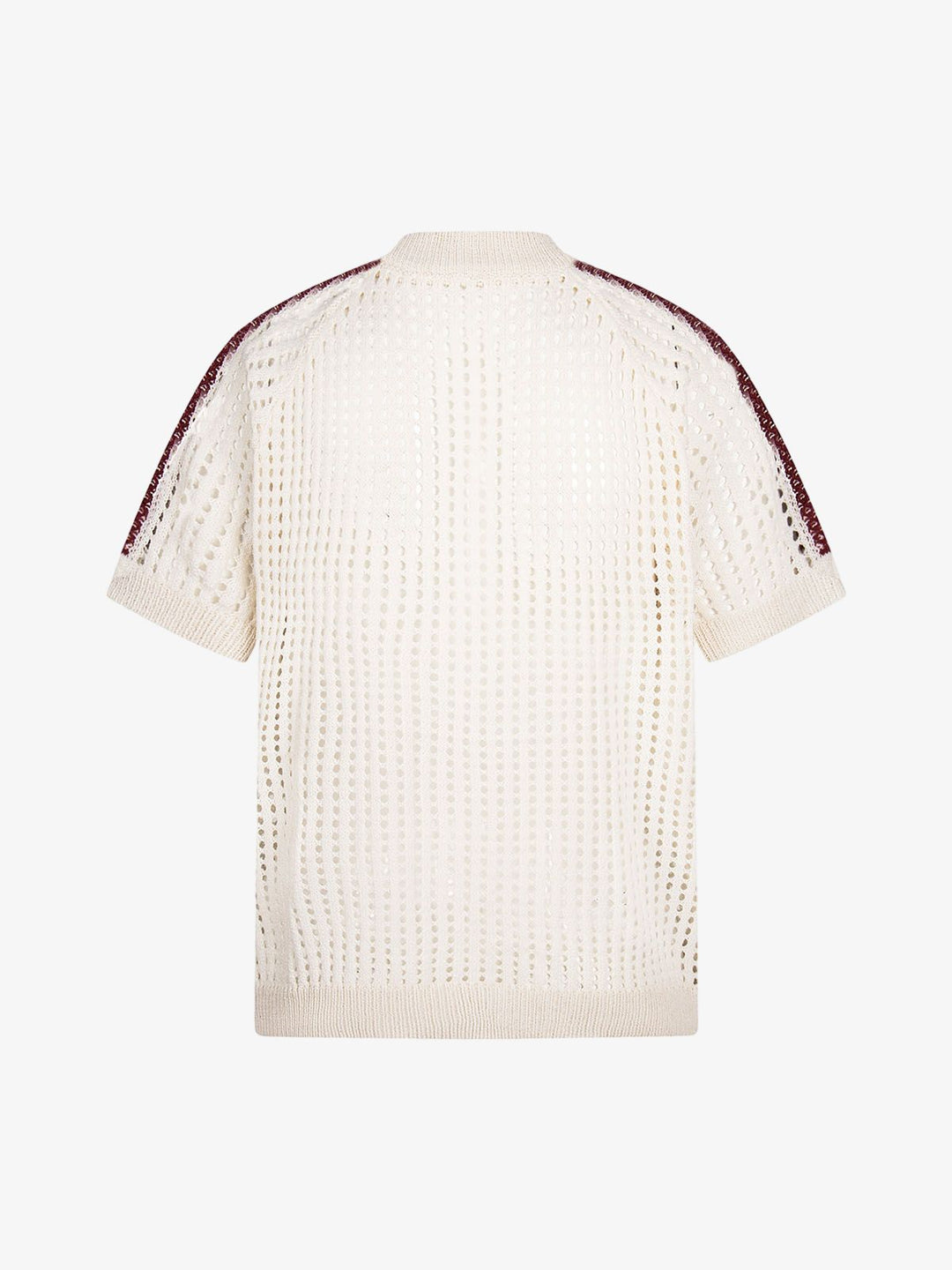 Mesh Zip-Up Sports Jersey Short Sleeve Shirt