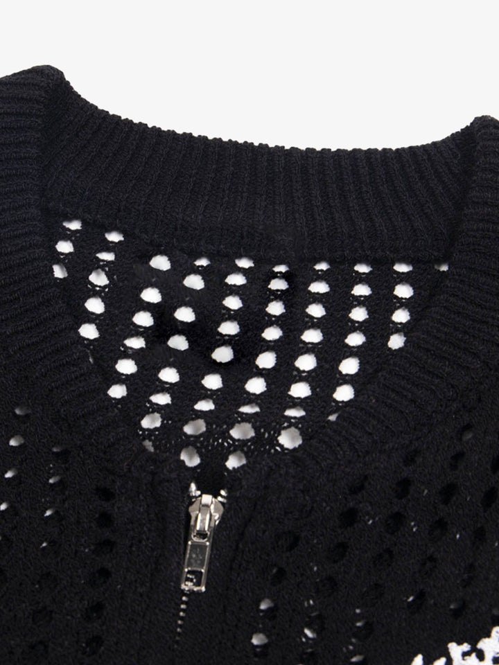 Mesh Zip-Up Sports Jersey Short Sleeve Shirt