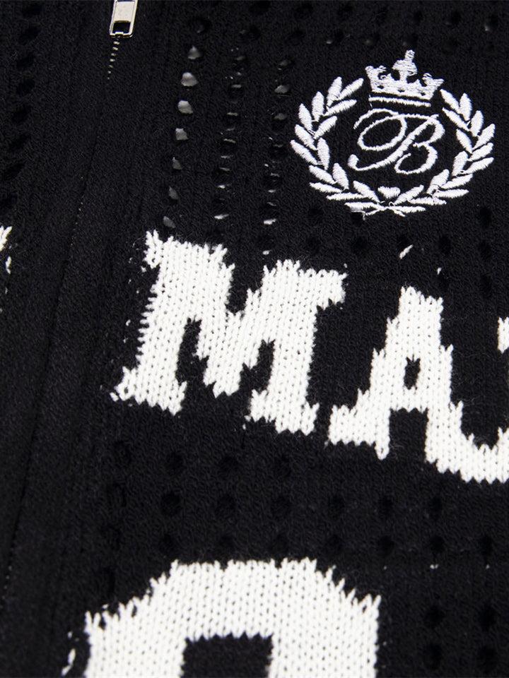 Mesh Zip-Up Sports Jersey Short Sleeve Shirt