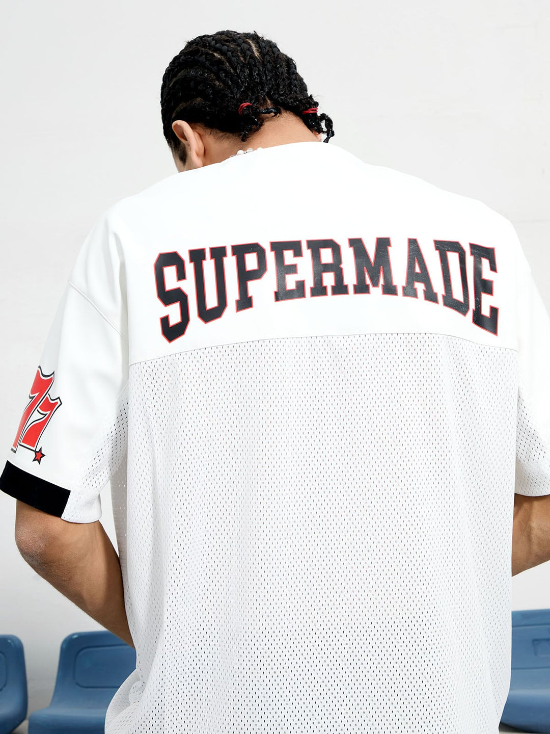 Original "SUPER 7" V-Neck Jersey T-SHIRT - 2400