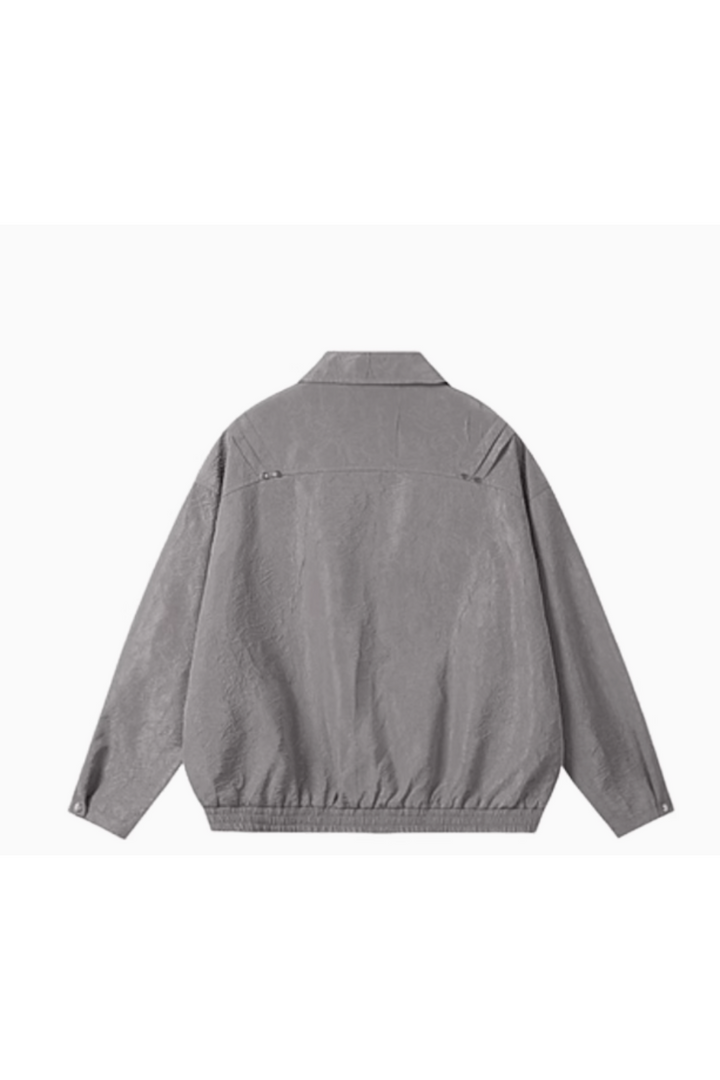 'Reign' Rivet Pleated Short Jacket