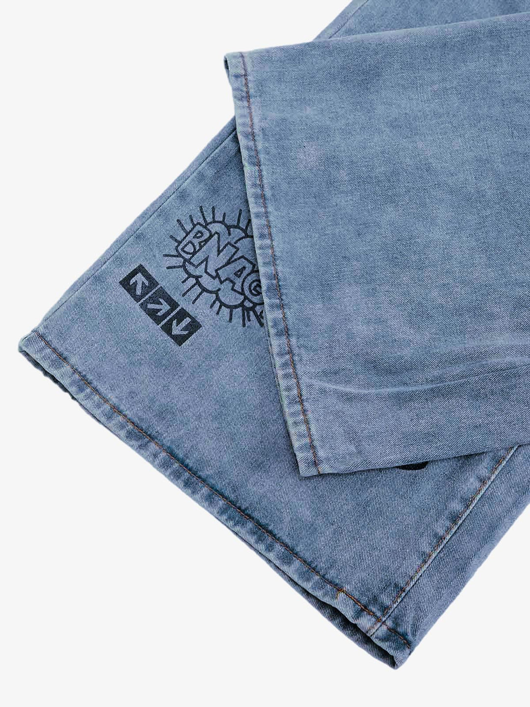 Retro Fun Graffiti Denim Jorts