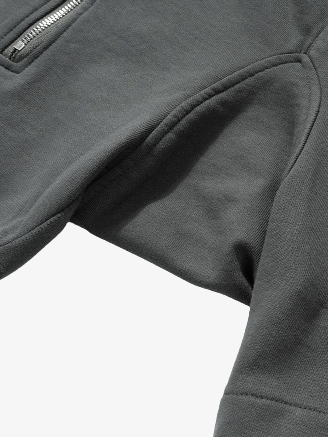 Retro Functional Zipper Slit Jort