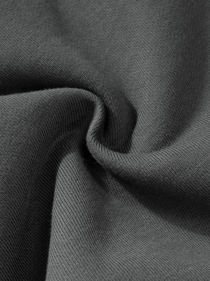 Retro Functional Zipper Slit Jort