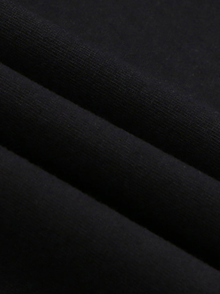 Retro Gradient Letter Printed Washed Oversize T-shirt