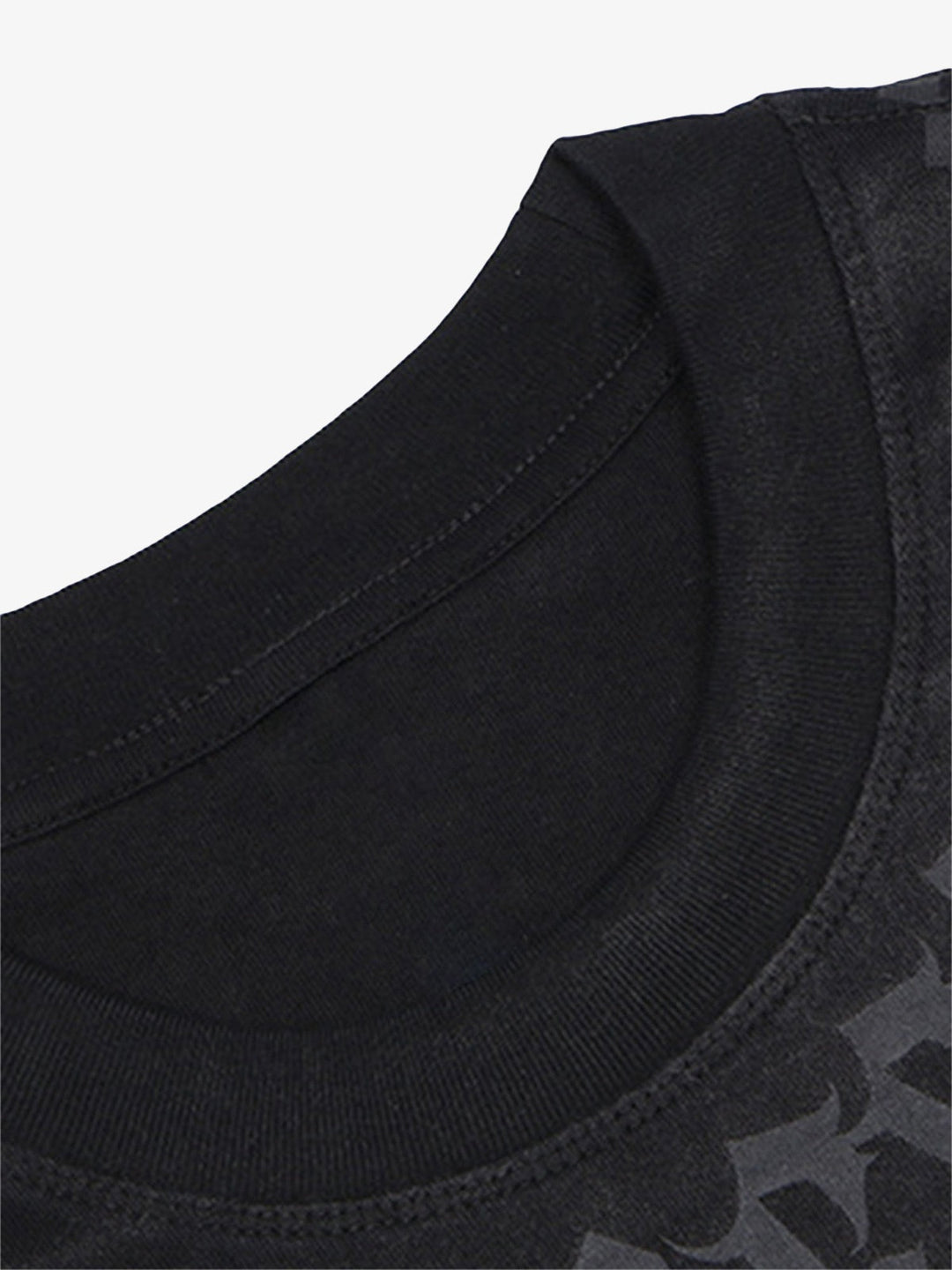 Retro Gradient Letter Printed Washed Oversize T-shirt