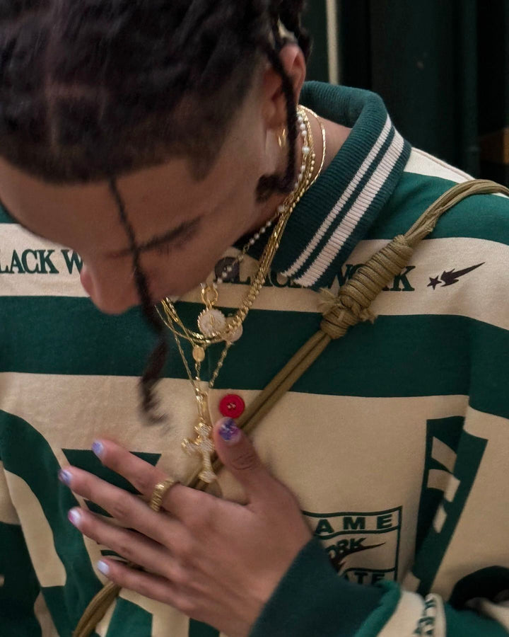 Retro Typography Polo Tee -1252