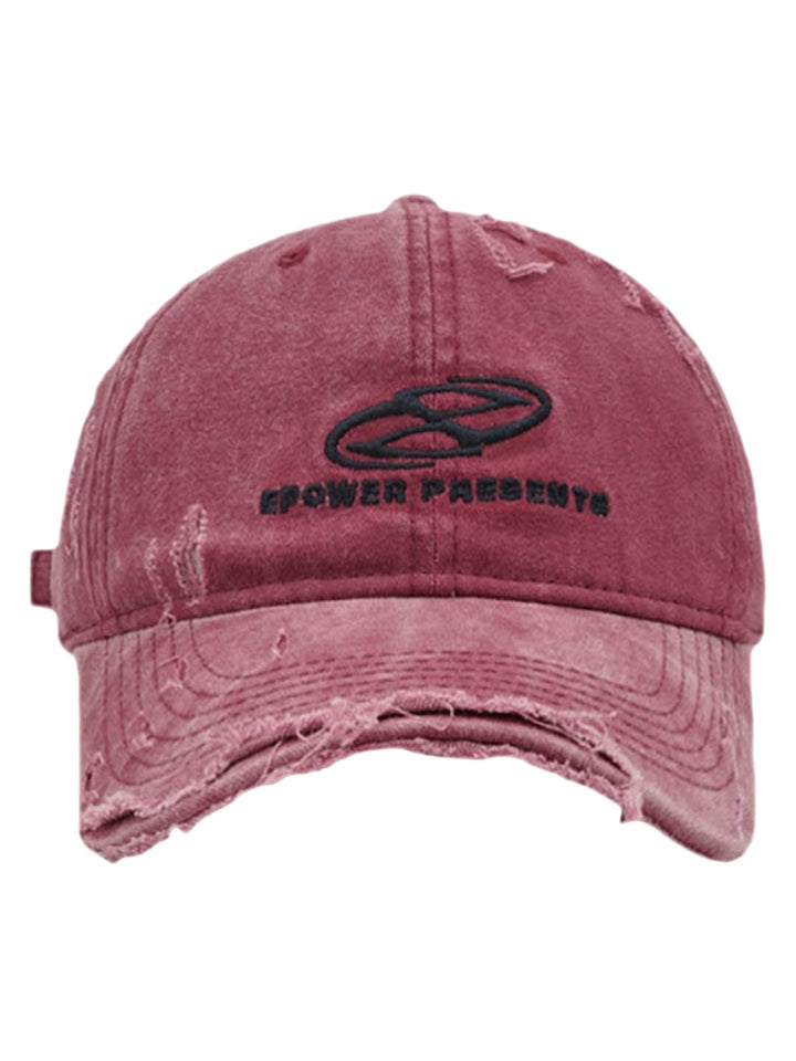 Ripped Denim Baseball Cap - 2028