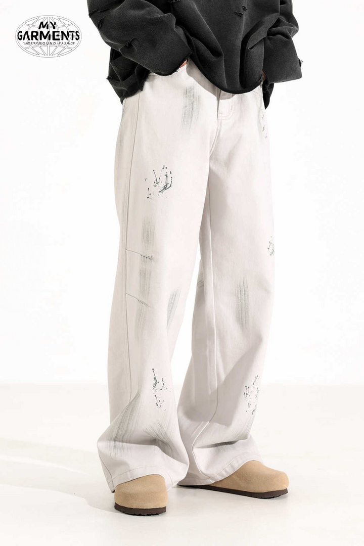 'Riptide' Washed Baggy Jeans