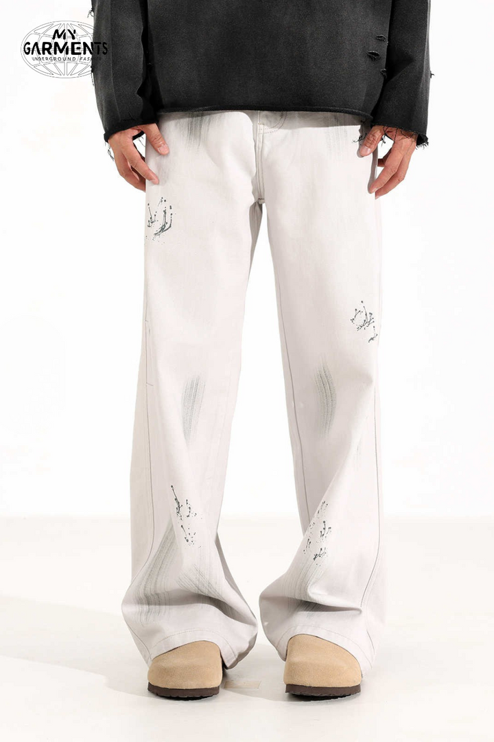 'Riptide' Washed Baggy Jeans