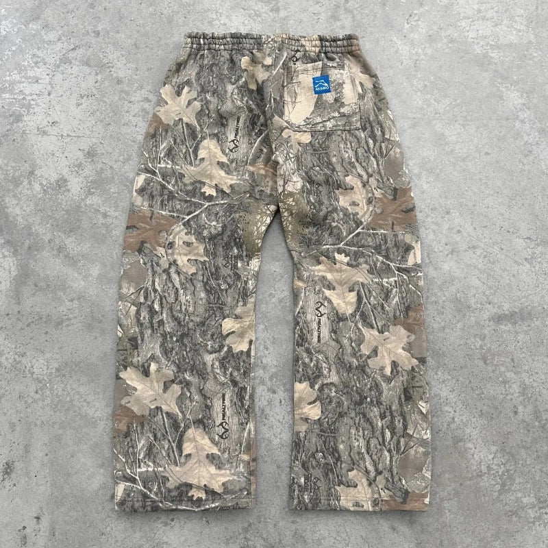 'Woodsman' Camouflage Baggy Sweatpants
