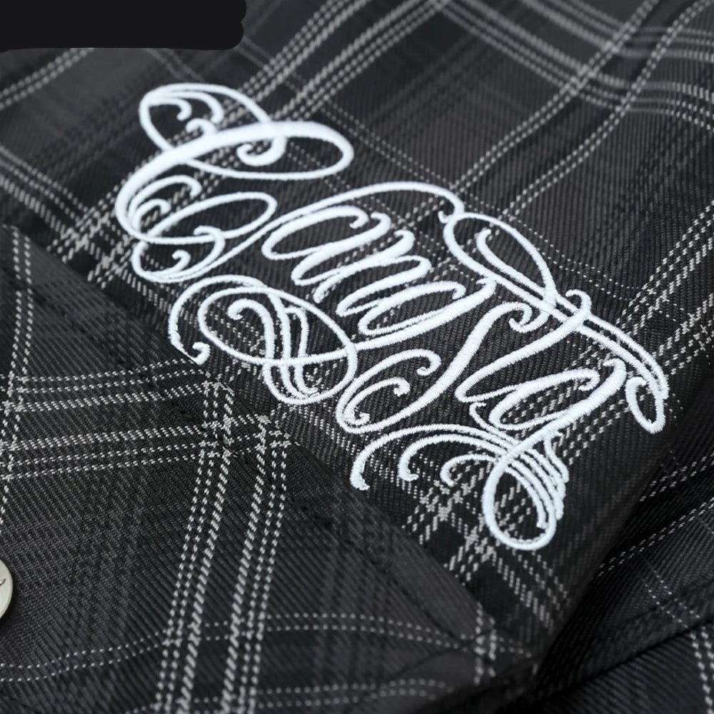 Embroidery Loose Short Sleeve Shirt - MyGarments®