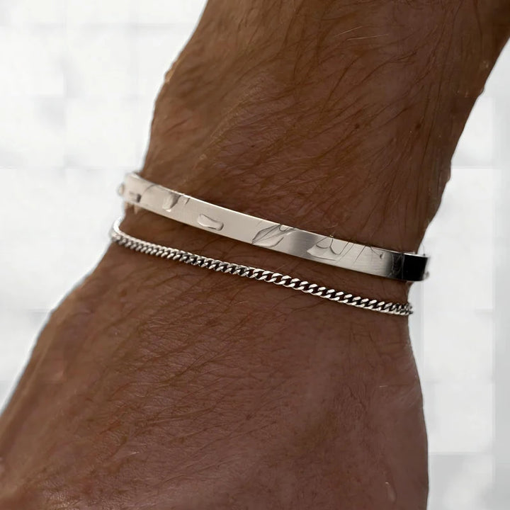 Minimalistic Silver Cuban Bracelets - MyGarments