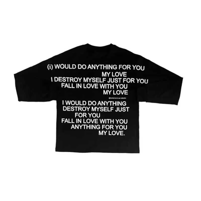 "Poem" Vintage Longsleeve Shirt