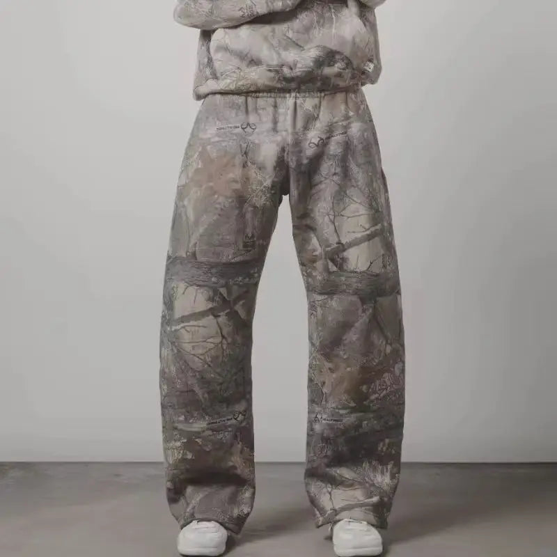 'Woodsman' Camouflage Baggy Sweatpants