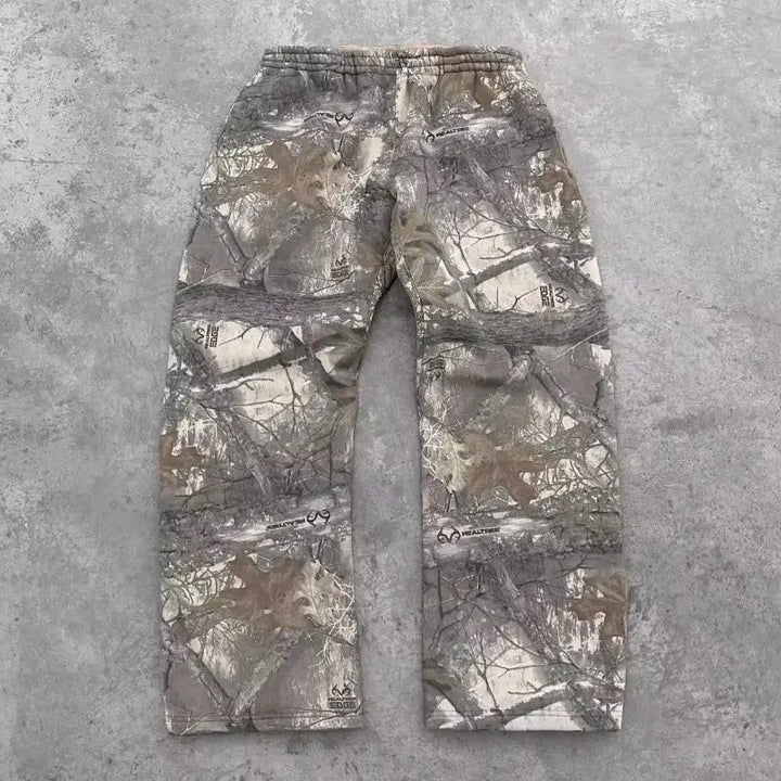 'Woodsman' Camouflage Baggy Sweatpants
