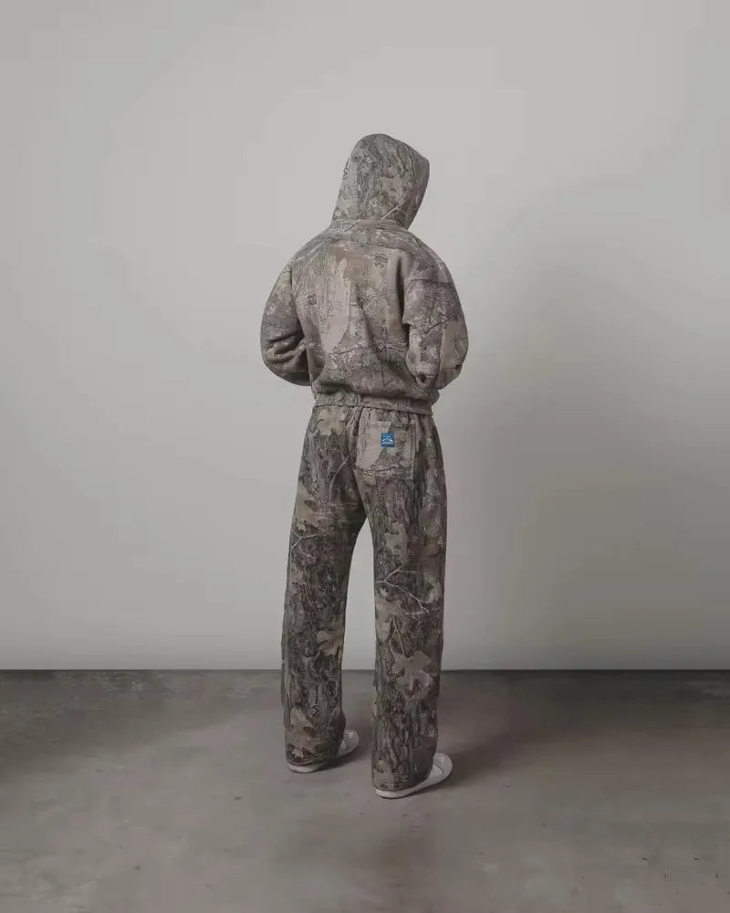 'Woodsman' Camouflage Baggy Sweatpants