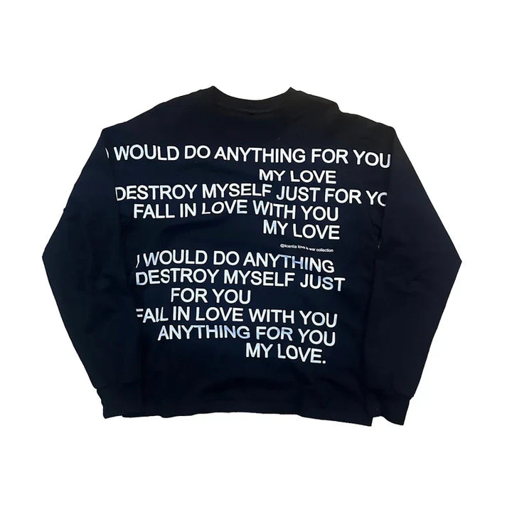 "Poem" Vintage Longsleeve Shirt
