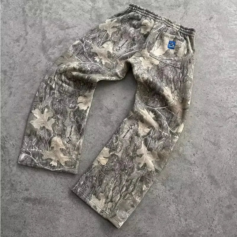 'Woodsman' Camouflage Baggy Sweatpants