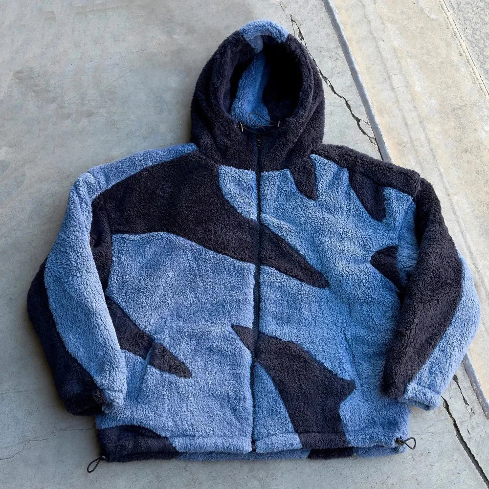 'Shadow Camo' Sherpa Hooded Jacket