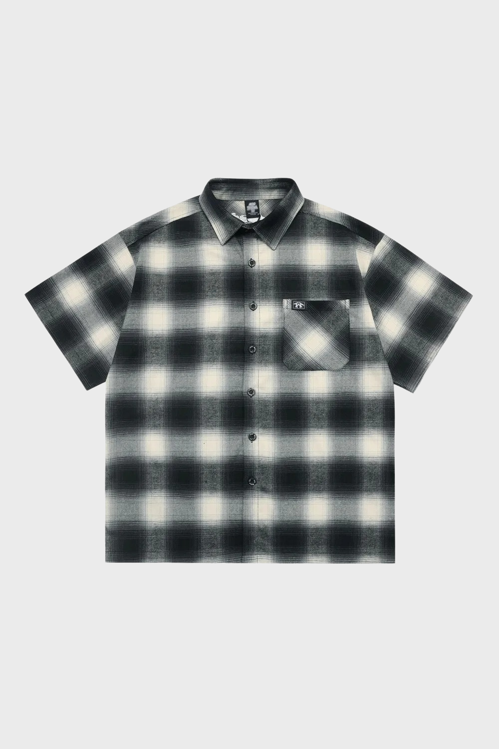 'Smoke' Graphic Button-Up Shirt