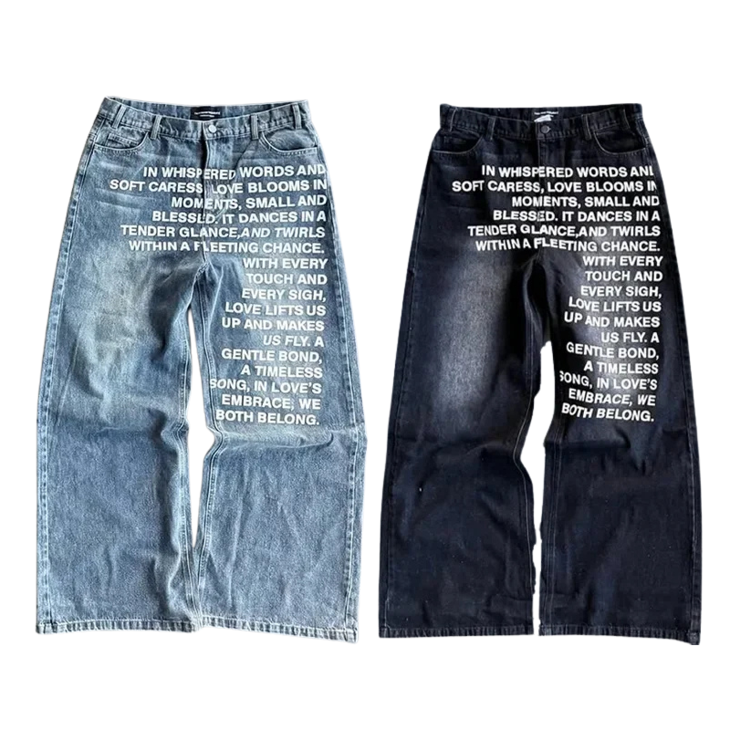 “Japanese Poem” Jeans