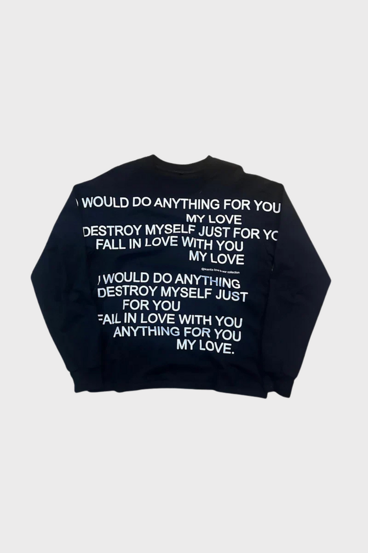"Poem" Vintage Longsleeve Shirt