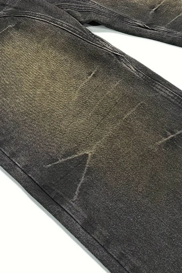 'Weathered' Baggy Jeans
