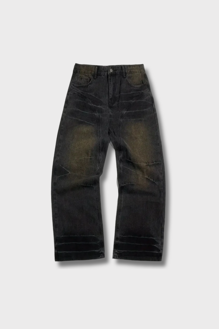 'Weathered' Baggy Jeans