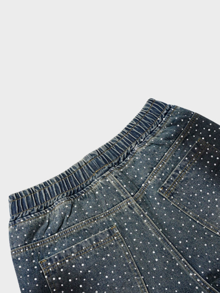 DCRB Rhinestone Denim Jorts