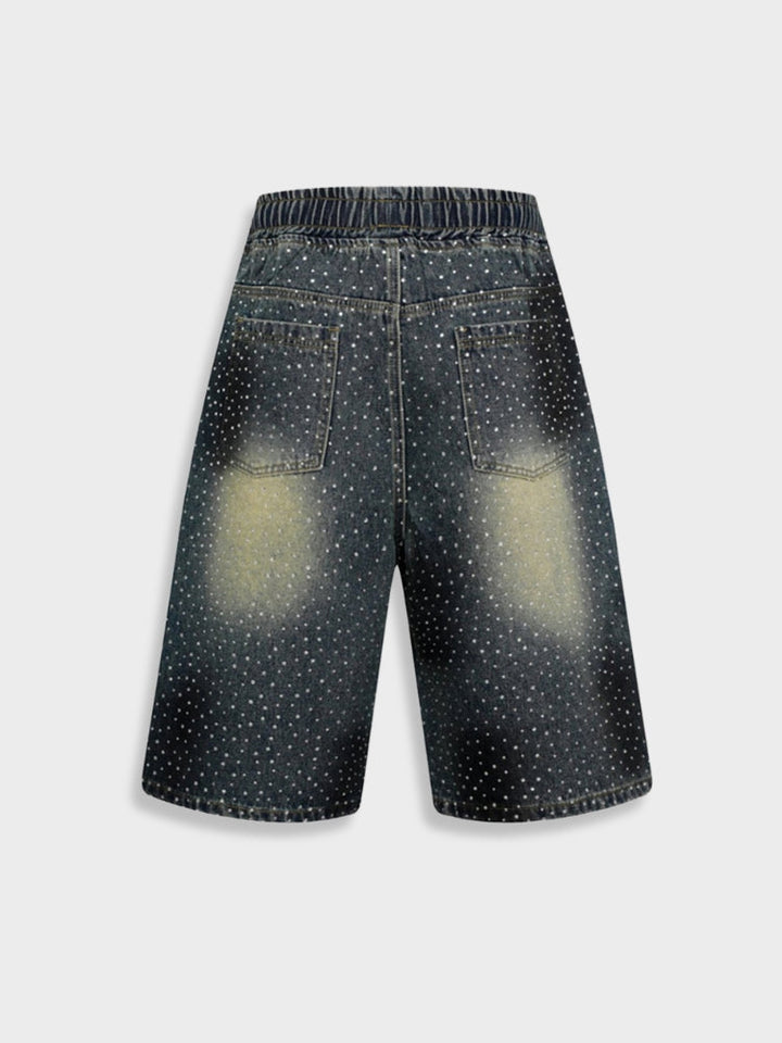 DCRB Rhinestone Denim Jorts