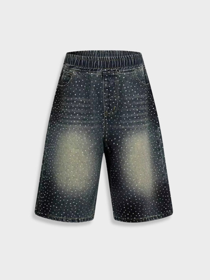 DCRB Rhinestone Denim Jorts