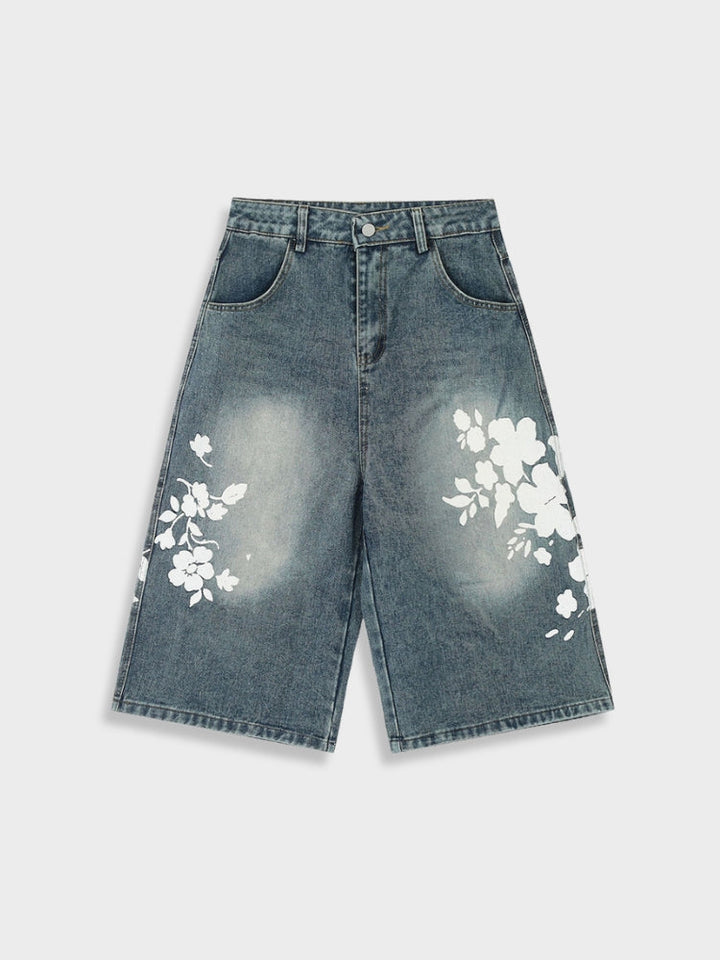 DCRB Floral Jorts